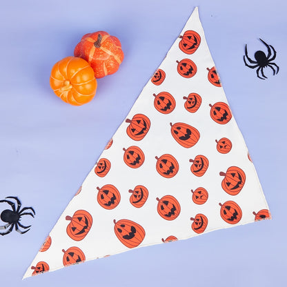 Halloween Pumpkin Pet Bandana Decorative Dog and Cat Scarf