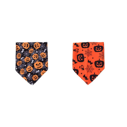 Halloween Pumpkin Pet Bandana Decorative Dog and Cat Scarf